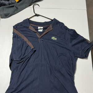 Large - Lacoste Collard Polo Shirt